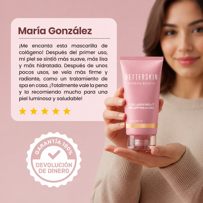 BetterSkin™ Mascarilla de Noche con Colágeno