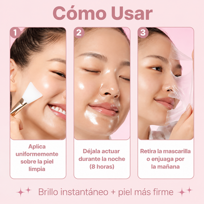 BetterSkin™ Mascarilla de Noche con Colágeno